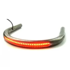 Boucle de cadre moto café racer - 215mm + éclairage LED